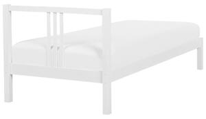 Jednolôžková posteľ 90 cm VALLES (s roštom) (biela). Vlastná spoľahlivá doprava až k Vám domov. 1007551