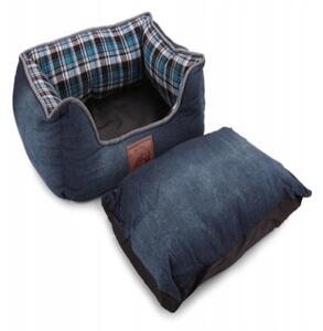 Pelech pre psa / mačku M - Fancy gaučík - Navy blue