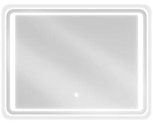 Mexen Zusa osvetlené kúpeľňové zrkadlo 80 x 60 cm, LED 6000K, protipara - 9808-080-060-611-00