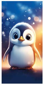 PLÁŽOVÁ OSUŠKA Z MIKROVLÁKNA PENGUIN 100X180 CM VZOROVANÁ