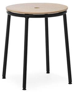 Normann Copenhagen - Circa Stolička H45 Black Steel/Oak