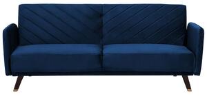 Pohovka trojsedačka Skagen (modrá). Vlastná spoľahlivá doprava až k Vám domov. 1008924