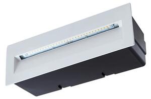 Lucande - Loya LED Indbygnings Nástenné Svietidlo 23x8 IP54 Biela