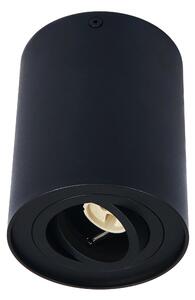 BERGE Podhľadové bodové svietidlo 6683 výklopné, kruhové - čierna - 115mm