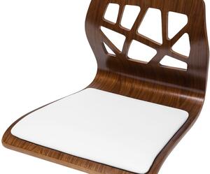 Barová stolička Peterson (biela + hnedá). Vlastná spoľahlivá doprava až k Vám domov. 1009129