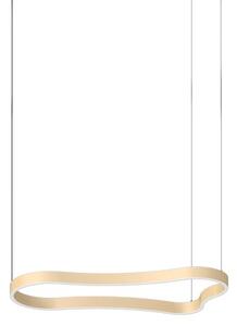 Ideal Lux 345222 WAVES závesné svietidlo LED 37W 4000/2130lm 3000K zlatá