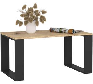 NovýNábytok.sk Konferenčný stolík Necesito (dub artisan + čierna). Akcia -14%. Vlastná spoľahlivá doprava až k Vám domov. 1117138