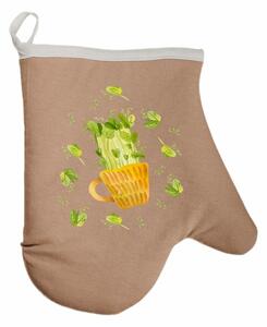 Kuchynská rukavica Gardenia EMI, hnedá