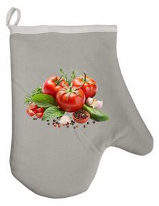 Kuchynská rukavica Veggie EMI, sivá