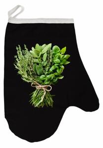 Kuchynská rukavica Minty EMI, čierna