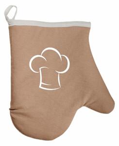Kuchynská rukavica Chef EMI, hnedá