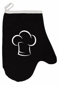 Kuchynská rukavica Chef EMI, čierna