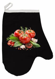 Kuchynská rukavica Veggie EMI, čierna