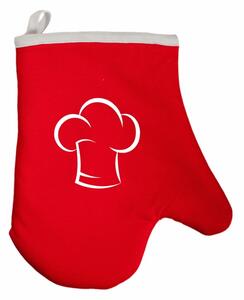 Kuchynská rukavica Chef EMI, červená