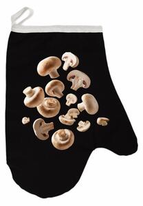 Kuchynská rukavica Champignon EMI, čierna
