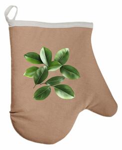 Kuchynská rukavica Greensy EMI, hnedá