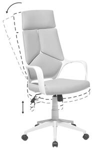 Kancelárska stolička Delhi (sivá + biela). Vlastná spoľahlivá doprava až k Vám domov. 1009495