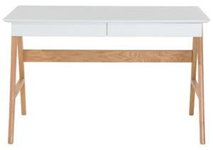 Kancelárska zostava Enzo (svetlé drevo + biela). Vlastná spoľahlivá doprava až k Vám domov. 1078762