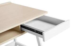 Písací stôl Paribo (biela). Vlastná spoľahlivá doprava až k Vám domov. 1009763
