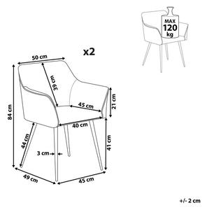 Set 2 ks jedálenských stoličiek Jasminka (hnedá). Vlastná spoľahlivá doprava až k Vám domov. 1080534
