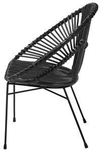 Jedálenská stolička Sakita (čierna). Vlastná spoľahlivá doprava až k Vám domov. 1010013