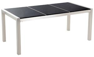 Záhradný stôl Grosso 180 (čierna) (prírodný kameň). Vlastná spoľahlivá doprava až k Vám domov. 1010099