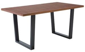 Jedálenský stôl Akron (pre 6 osôb) (hnedá). Vlastná spoľahlivá doprava až k Vám domov. 1010149
