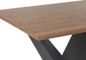 Jedálenský stôl Sidon (pre 8 osôb) (tmavé drevo). Vlastná spoľahlivá doprava až k Vám domov. 1010169