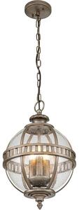 Kichler KL-HALLERON-8M-BU -Vonkajší luster na reťazi HALLERON 3xE14/40W/230V IP44