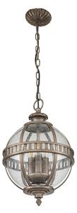 Kichler KL-HALLERON-8M-BU -Vonkajší luster na reťazi HALLERON 3xE14/40W/230V IP44