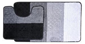 Protišmyková kúpeľňová predložka Classic set štvorfarebná - 50x80 cm