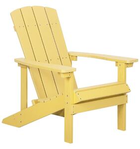 Záhradná stolička Adack (žltá). Vlastná spoľahlivá doprava až k Vám domov. 1011498