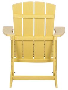 Záhradná stolička Adack (žltá). Vlastná spoľahlivá doprava až k Vám domov. 1011498