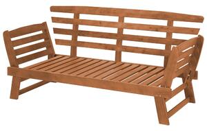 Záhradná lavička Pordenone (svetlé drevo). Vlastná spoľahlivá doprava až k Vám domov. 1011519