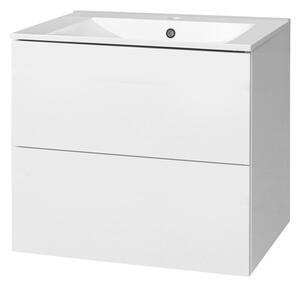 Mereo Mereo, Aira, kúpeľňová skrinka s keramickým umývadlom 61 cm, MER-CN710