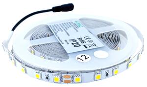 V-TAC LED pás do interiéru 10W/m, 830lm/m, 24V, 60LED/m, IP20 Farba svetla: Teplá biela