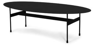 Čierny kovový konferenčný stolík 39x120 cm Mira – Spinder Design