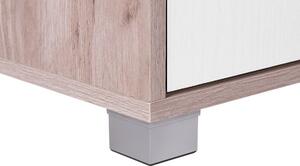 TV stolík/skrinka Leeton (svetlé drevo). Vlastná spoľahlivá doprava až k Vám domov. 1012633