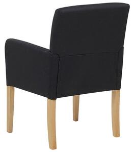 Jedálenská stolička ROCKY (textil) (čierna). Vlastná spoľahlivá doprava až k Vám domov. 1018503