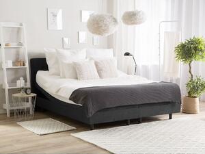 Manželská posteľ 160 cm DUCHE (látka) (sivá) (s roštom). Vlastná spoľahlivá doprava až k Vám domov. 1018560