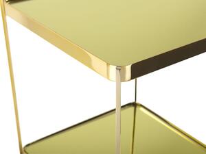 Príručný stolík ALISEA (zlatá) (veľký). Vlastná spoľahlivá doprava až k Vám domov. 1018594
