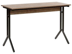 Písací stôl CRAW (120 x 48 cm) (MDF) (tmavé drevo). Vlastná spoľahlivá doprava až k Vám domov. 1018778