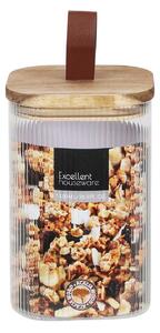Sklenená nádoba na potraviny Stripe Square 1150ml