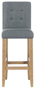 Barová stolička MATON (textil) (sivá). Vlastná spoľahlivá doprava až k Vám domov. 1018781
