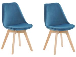 Set 2 ks. jedálenských stoličiek DOHA II (plast) (modrá). Vlastná spoľahlivá doprava až k Vám domov. 1018802