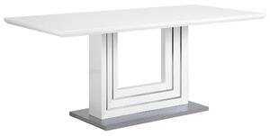Jedálenský stôl KLAONE 180 x 90 cm (MDF) (biela) (pre 8 osôb). Vlastná spoľahlivá doprava až k Vám domov. 1018804