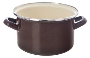 Orion Smaltovaný hrniec s lemom Brown, 2 l, 2 l