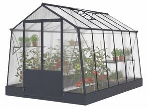 Hliníkový skleník Lilia 2,5 x 3,7 m CoverTech antracit