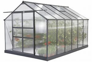 Hliníkový skleník Azalia 2,5 x 3,7m CoverTech antracit
