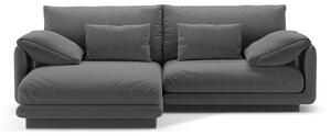 Tmavosivá rohová pohovka (ľavý roh) Torino – Micadoni Home